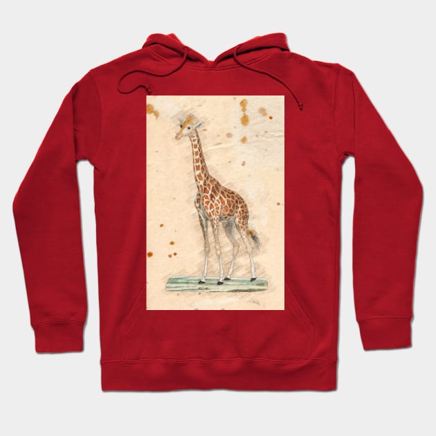 Stalwart Giraffe Hoodie by Tiffer Suaret